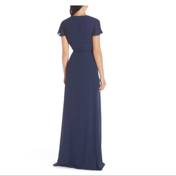 SHOW ME YOUR MUMU SHORT SLEEVE WRAP MAXI DRESS - Picture 4 of 5